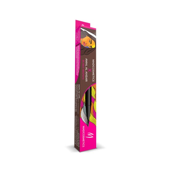 MADcosmetics x Amal al ansari Brow Liner - Pen Liquid : BURNT Brown