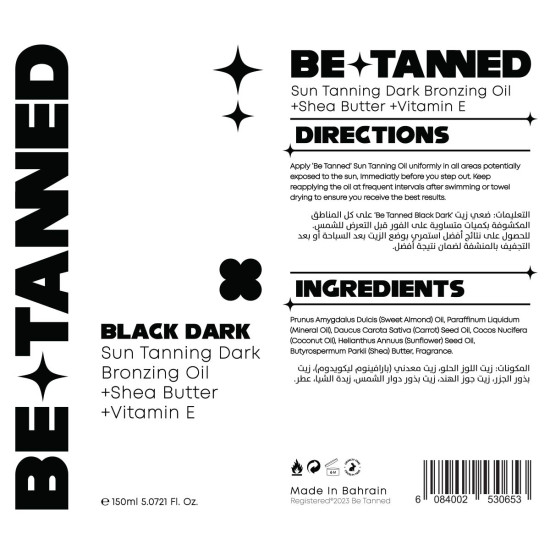 Be Tanned - Black Dark